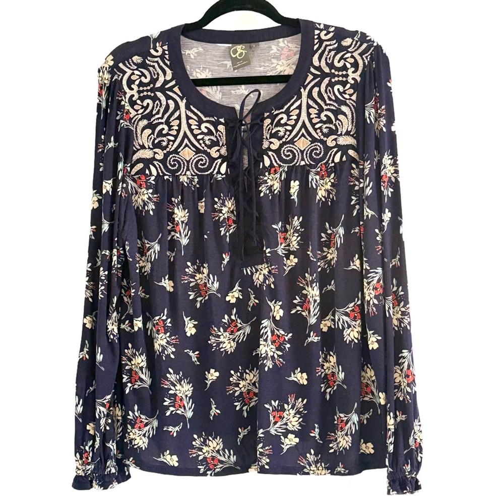 Anthropologie Sydney Floral Top by One September Large - Picture 2 of 12